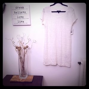 White/Ivory short dress, new with tags!